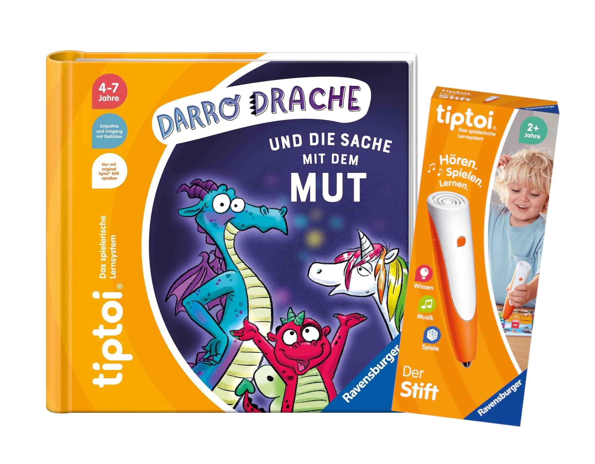 Ravensburger Junior Libro 2-4 Años Lo que sorteo wir un? + Niños Animales De Granja Póster