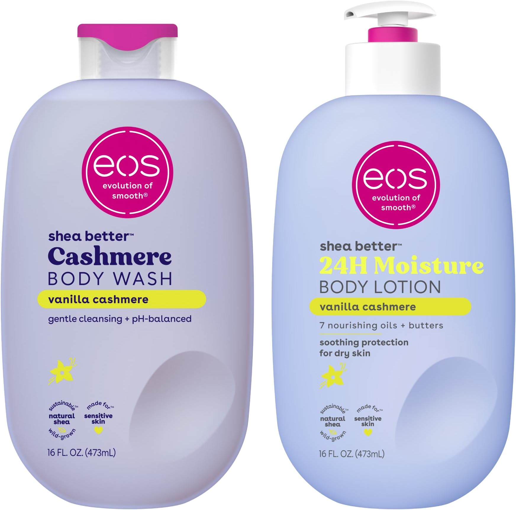 Shea Better Body Lotion+ Body Wash, Vanilla Cashmere