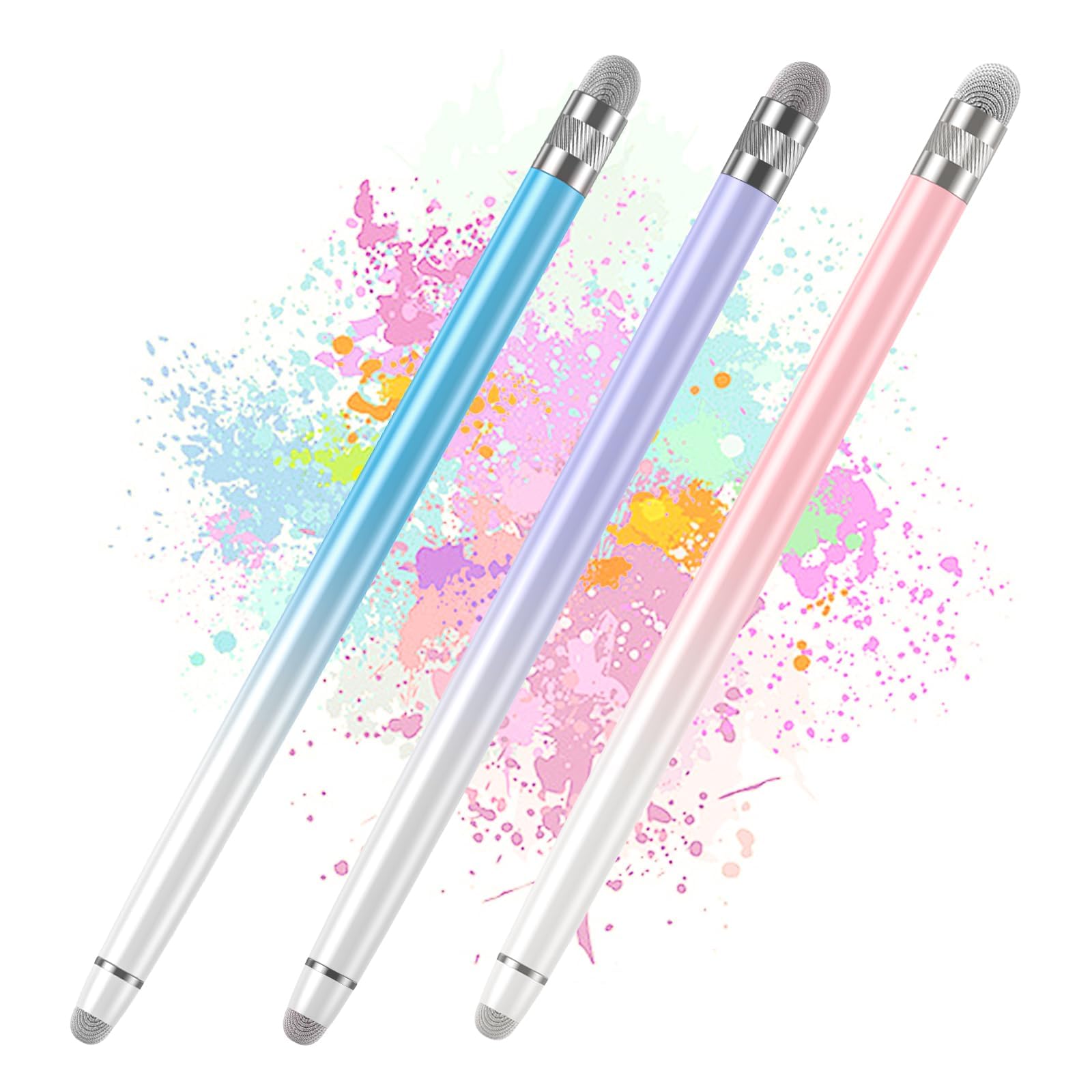 Confezione Da 6 Penne Stilo Universali Per Touchscreen – Compatibili Con IPad, IPhone, Tablet, Smartphone – Colori Assortiti