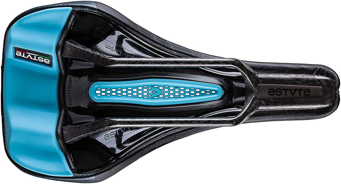 Astute Sealite VT Road Bike Saddle Black/Blue, One Size