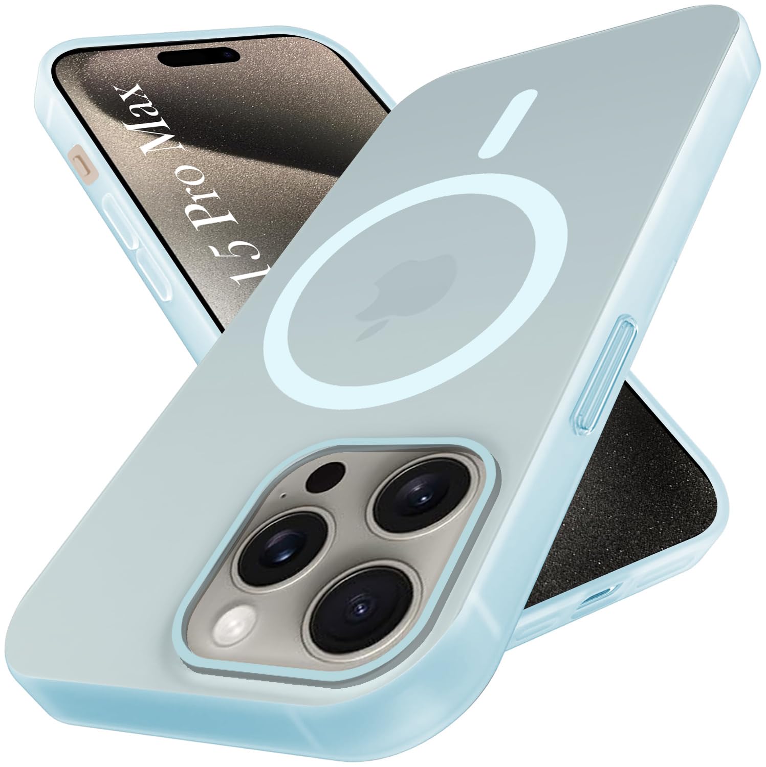 Jkobi Back Cover Case for Apple iPhone 15 Pro Max (Frosted Matte Feel | MagSafe Compatible Wireless Charging | Polycarbonate Material) Jkobi Back Cover Case for Apple iPhone 15 Pro Max (Frosted Matte Feel | MagSafe Compatible Wireless Charging | Polycarbonate Material)