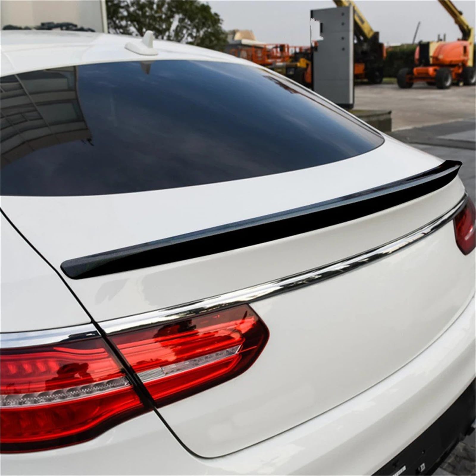 Dla M&ercedes Dla B&enz GLE Coupe 2016-2018 Lotka Tylny Skrzydło Na Klapie Spoiler Bagażnika Zewnętrzne Akcesoria Dekoracyjne Spojler Tylny Trunk Wing(Glossy Black)