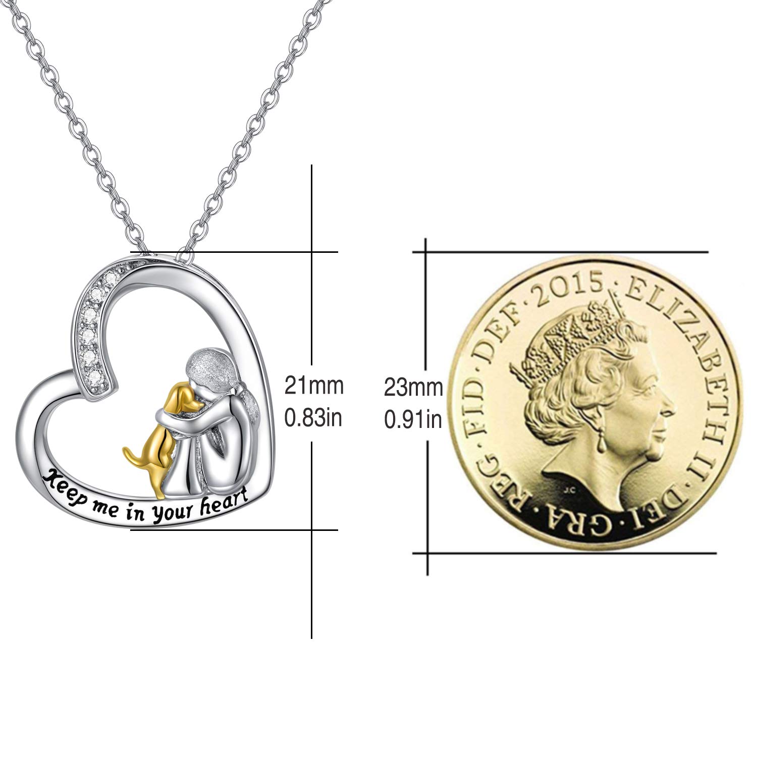 Collana con ciondolo a forma di cane, in argento Sterling 925, per ceneri e ceneri, regalo commemorativo a tema cane