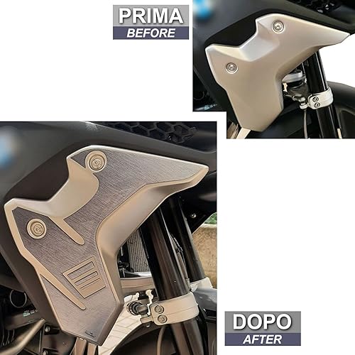 Miniatura 3 de Resin Bike Adhesivos 3D para motocicleta compatibles con BMW R 1250 GS Triple Black 2021. Protectores laterales de golpes y arañazos. Kit de