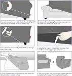 ZNSAYOTX Couverture en velours de luxe 4 Revêtement de canapé extensible pour pièces 3 Coussin Couch Thick Soft Spandex Canapé Slipcover Salle de séjour Anti-dérapant Chiens Protecteur de Fournitre d'animaux (Grey, Canapé)