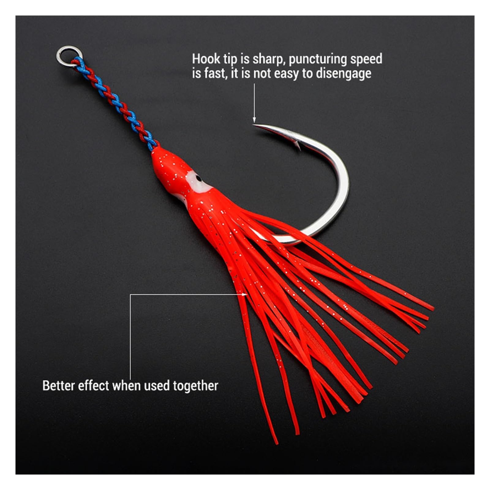 20PCS Ami da pesca giganti 1/0-12/0 Super amo da pesca in acciaio inossidabile Gaff spinato antiruggine angolo affilato attrezzatura da pesca cerchio amo  18