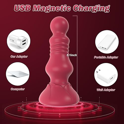 Miniatura 6 de SeYouYou - Juguetes sexuales para mujer, consoladores anales, vibrador femenino con 10 modos de vibración, vibradores de control remoto, juguetes