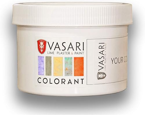 Miniatura 5 de Vasari Lime Plaster & Paint  COLORANTE  Fórmula concentrada para mezclar con 5 galones de yesos de cal Vasari  Grupo 2  Color Azurita #51