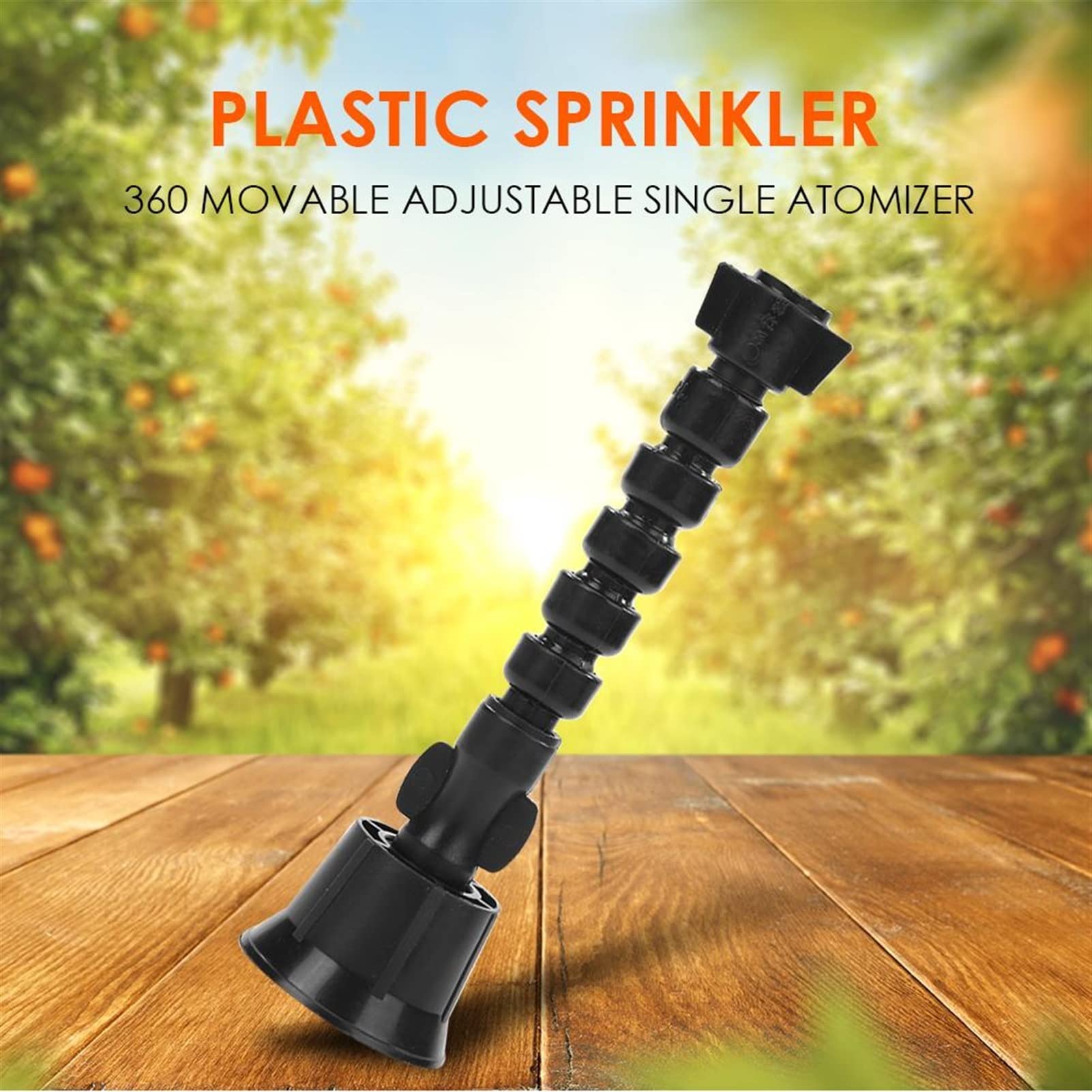 Garten Rasensprenger Bewässerungssystem Sprühdüse Elektrische Sprinkler Landwirtschaftsgarten Bewässerungswerkzeug Inländische landwirtschaftliche Düsenbefestigungskopf(Single Head)