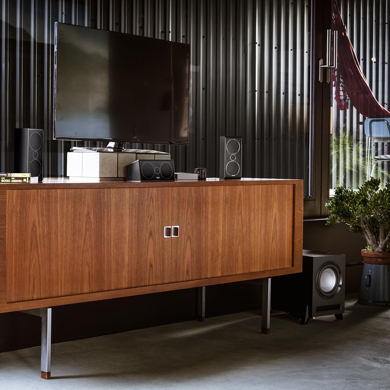 Teufel CONSONO 35 MK3 5.1 Set - Heimkino mit Micro-HiFi-Satelliten, Höhe Sprachverständlichkeit, Starker Subwoofer(optional kabellos) - Schwarz