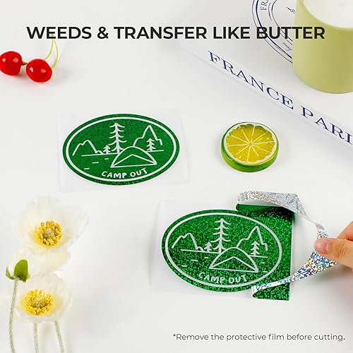 Miniatura 124 de HTVRONT Vinilo permanente blanco – Vinilo adhesivo permanente mate de 12 pulgadas x 65 pies, compatible con máquina de corte Cricut, Silhouette