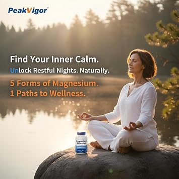 Magnesium Glycinate Complex 5-in-1, Sleep & Relaxation Support, 90 Caps