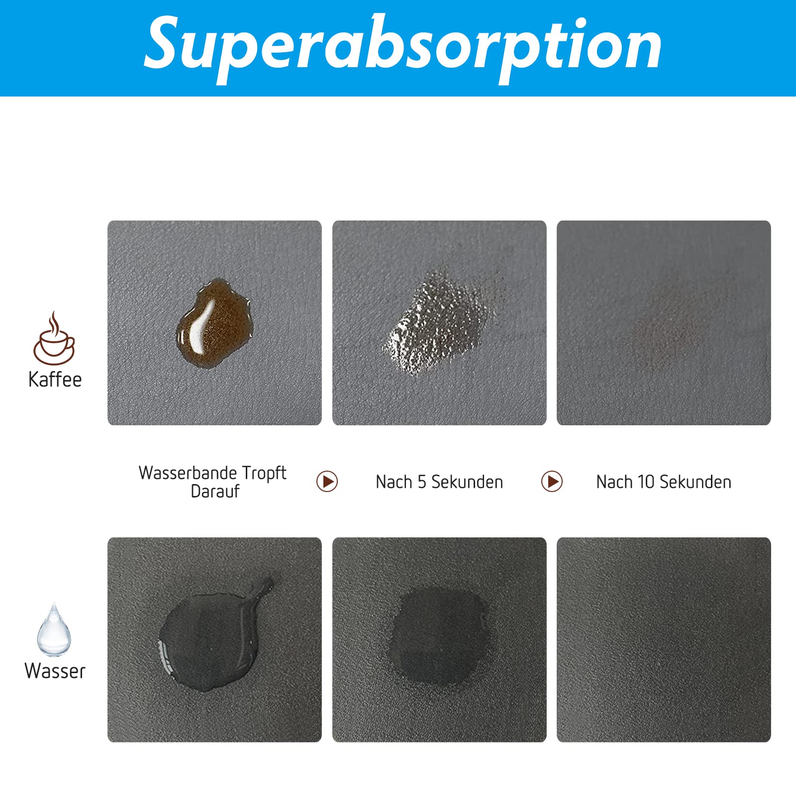 Coffee Mat for Kitchen Counter Coffee Bar or Sink