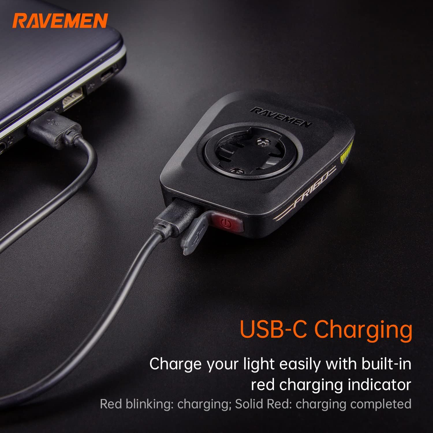 ravemen fr160 daylight compatible with garminwahoo bike computer ipx6 waterproof bike light with side visibility warning flash light 6 light modes f