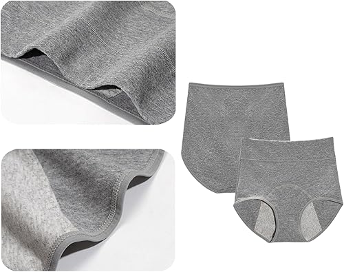 Miniatura 6 de Washable Incontinence Underwear for Women, Thin Lightweight Urine Leak Resistant Ladies Panties, Reusable Protective Briefs for Light Bladder