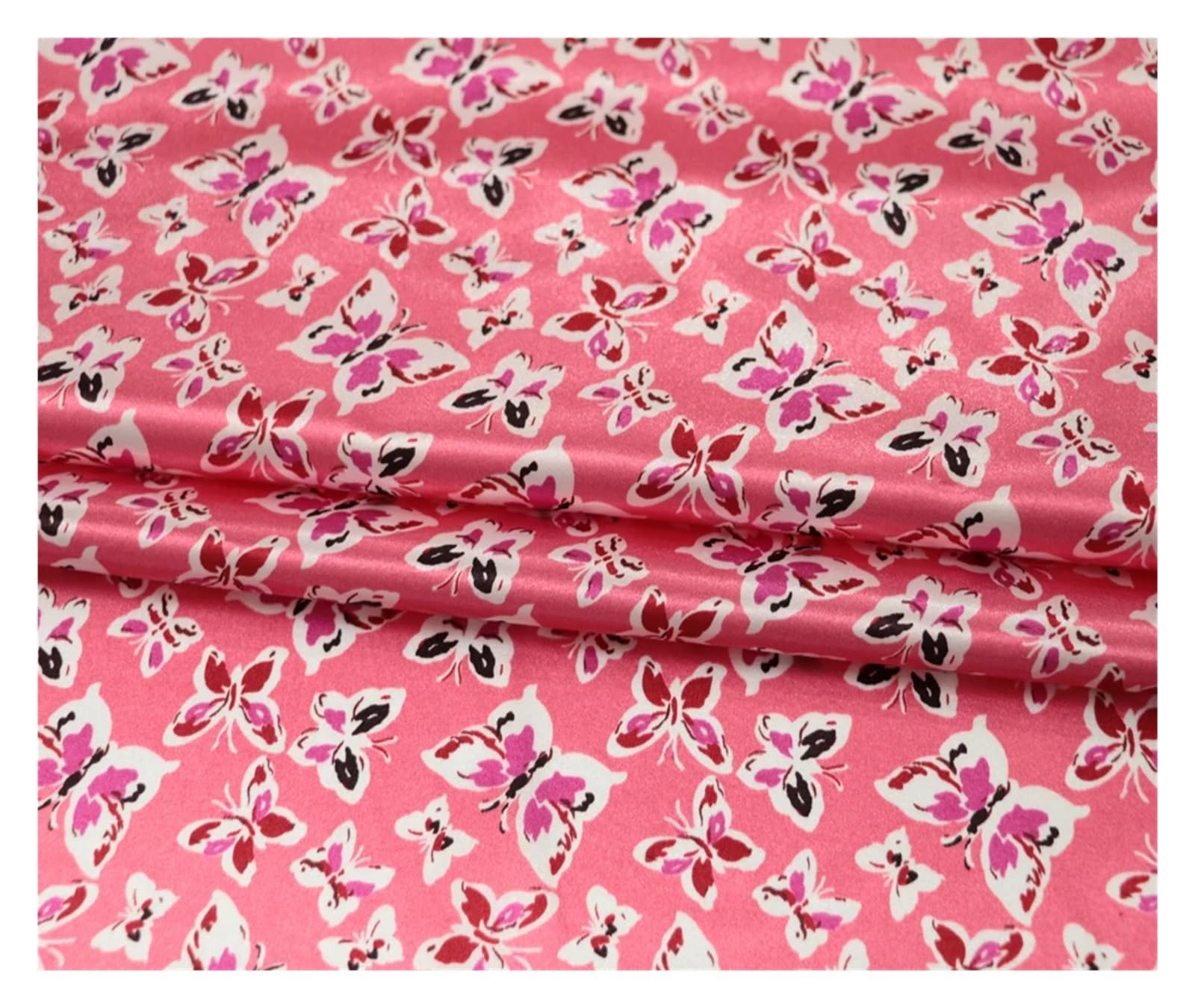 Silky Satin Fabric 1 Meter X 1.5 Meter Multicolor(Color 26)
