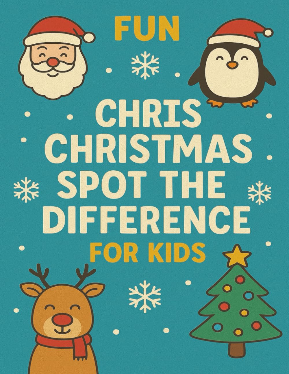 Fun Christmas Spot the Difference for Kids: Easy and Challenging Christmas Spot-the-Difference Activities