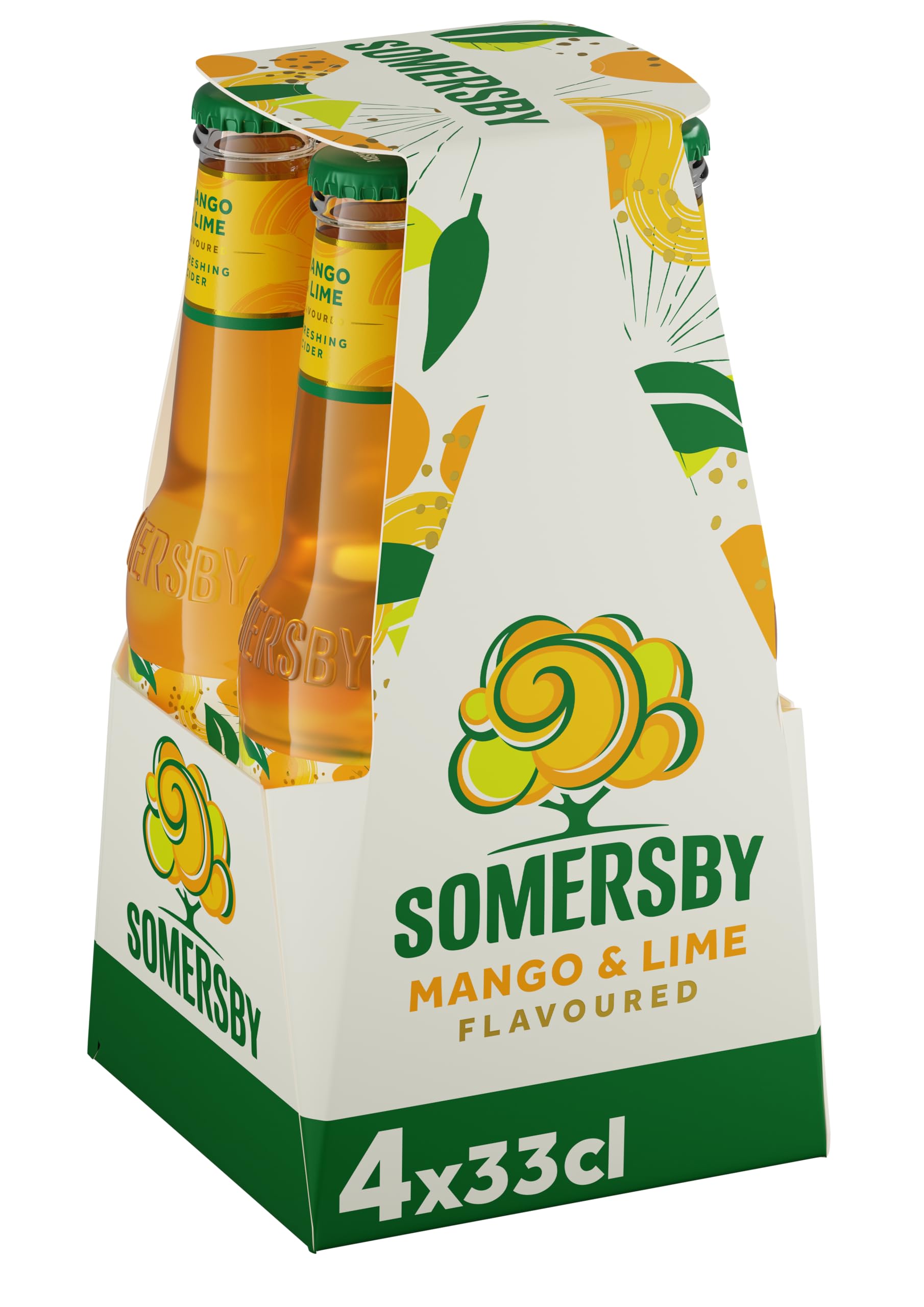 Somersby Mango & Lime Cider, Glas Einweg 24 x 0.33 L