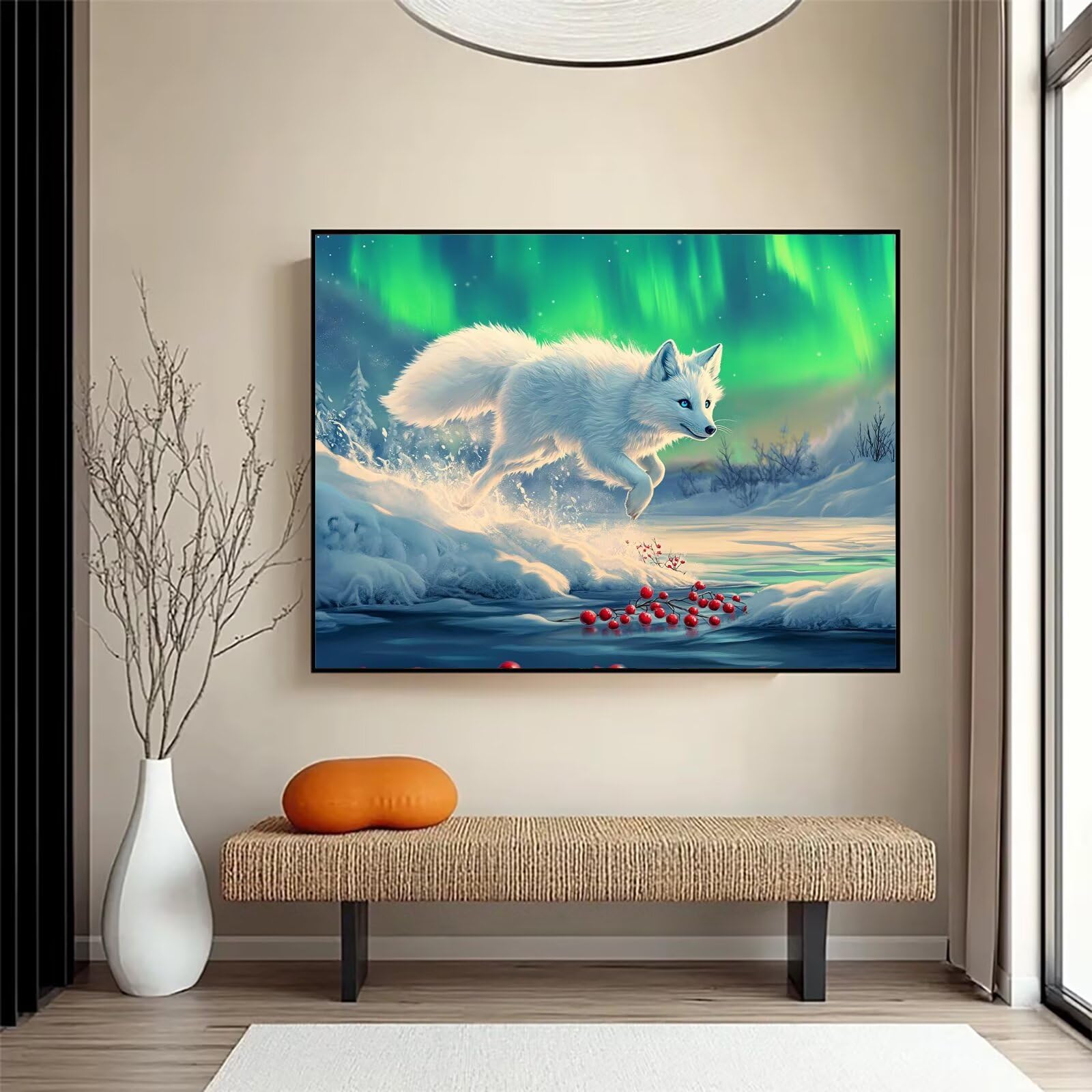Diamond Painting Aurora, 5D Diamond Painting Erwachsene 70x90cm qw1-669