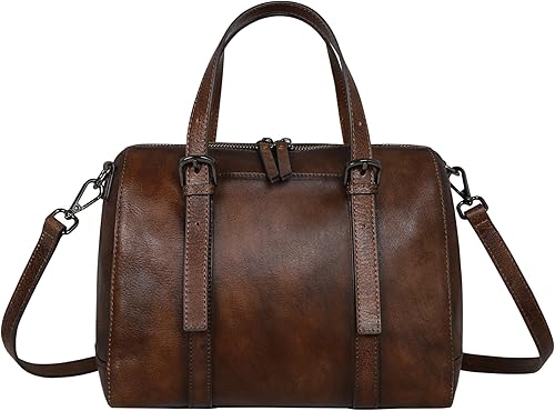 Miniatura 7 de Iswee Bolsos de cuero genuino para mujer, bolso de hombro pequeño, bolso de lujo