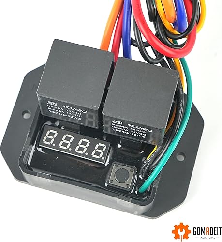 Miniatura 5 de GOMADEIT Controlador de ventilador eléctrico compatible con Honda Accord Civic Ford F-350 Mondeo Mazda 929 Suzuki Swift Nissan Patrol Controlador de