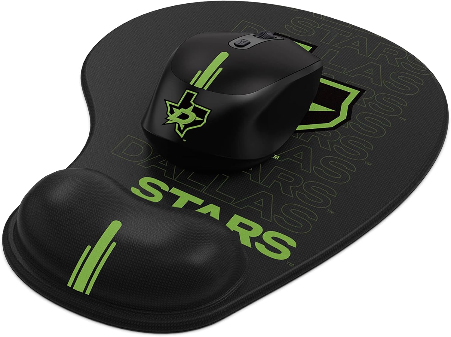 SOAR NHL Wireless Mouse and Mouse Pad, Dallas Stars