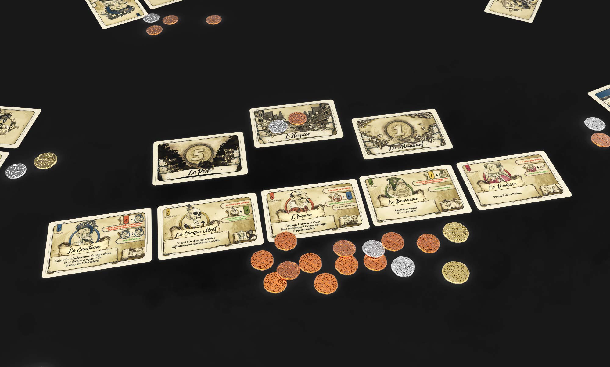 FERTI Juego De Habilidad Passe-Trappe – Mesa Con Elásticos Para 2 Jugadores, Rápido Y Emocionante, De 4 A 104 Años, Partidas De 10 Min