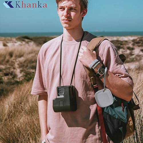 Miniatura 8 de khanka Estuche de viaje rígido de repuesto para RG35XXSP Flip Portable Flip Retro Handheld Game Consola, solo funda (blanco)