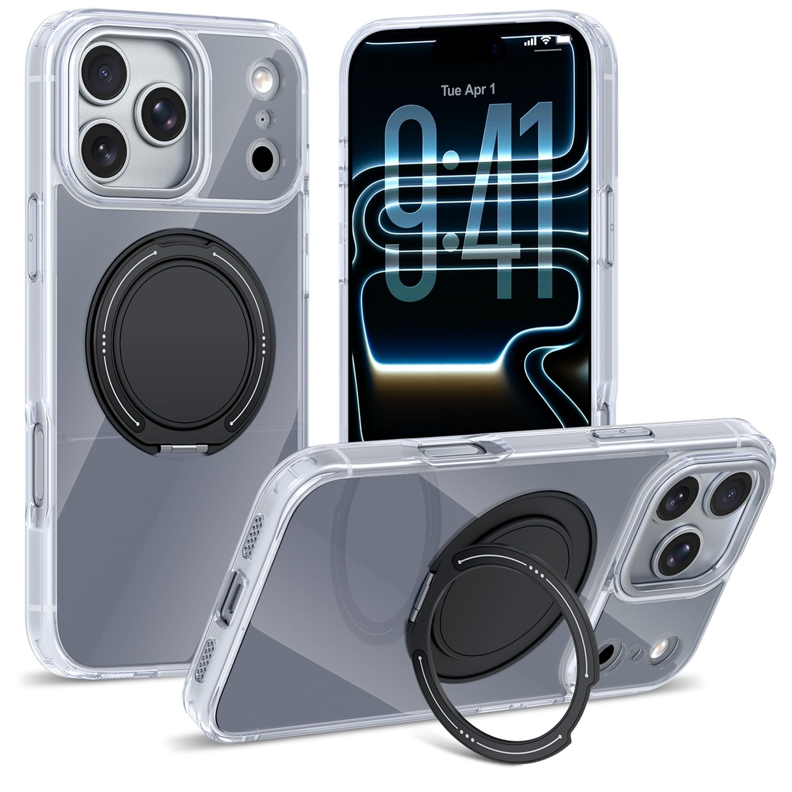 Coque iPhone 17 Pro Max gris souple et rigide protection antichoc - 6