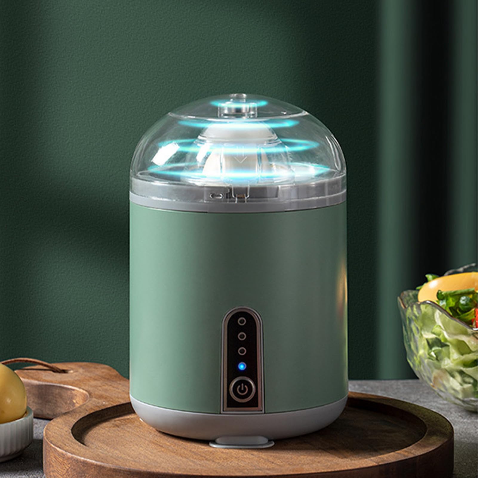 Uova Strapazzate Miscelatore Shaker Elettrico, Rotazione Uniforme Miscelatore Bianco Tuorlo Utensile da Multifunzionale Uova Miscelatori per Uova Strapazzate (GREEN)