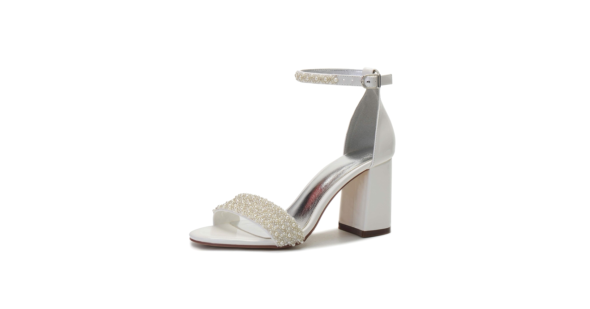 Amazon.com | ADMLZQQ Ivory,5, Women's Heels Sandals for