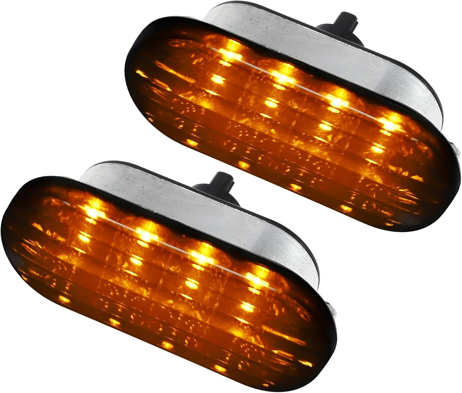 X AUTOHAUX Pair LED Side Marker Turn Signal Lights Assembly