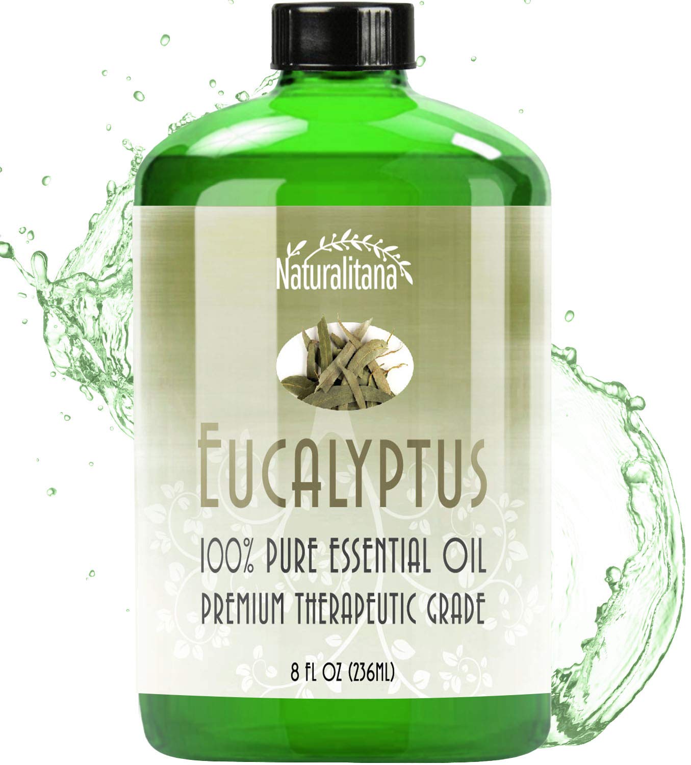 Eucalyptus Essential Oil (8oz Bulk) – Eucalyptus Oil for Diffuser, Aromatherapy, Soap, Bath Bombs, Candles, and More
