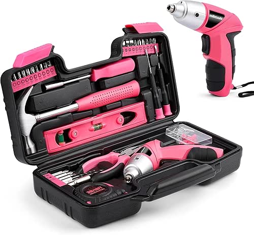 Electric Screwdriver Tool Set 112PCS, Home Tool Kit with 3.6V