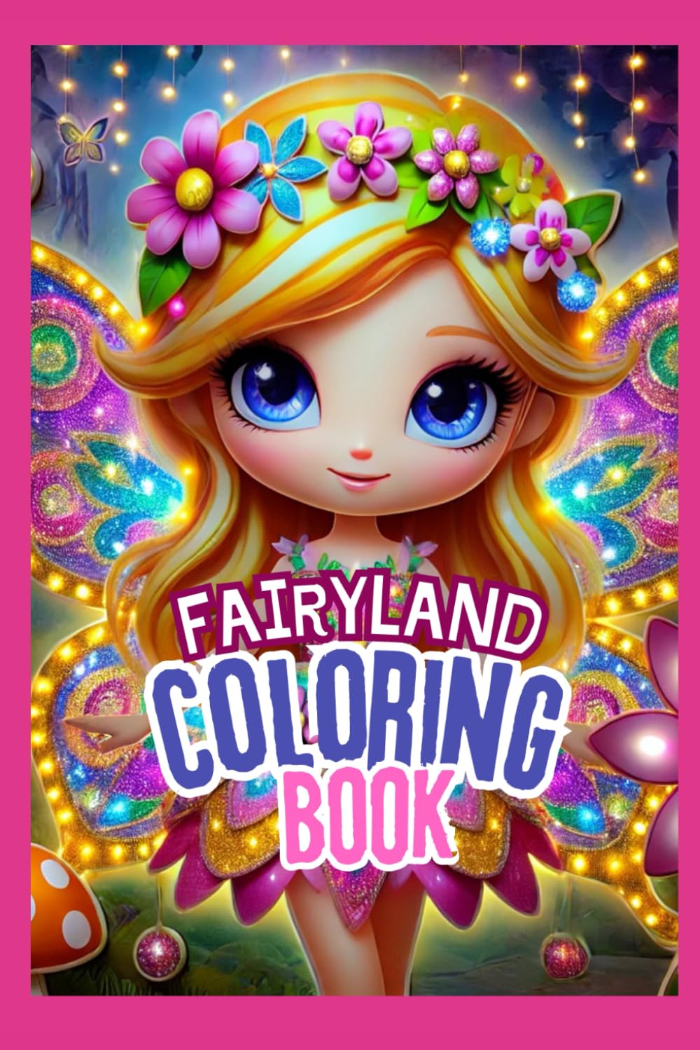 Fairyland Coloring Book for Kids