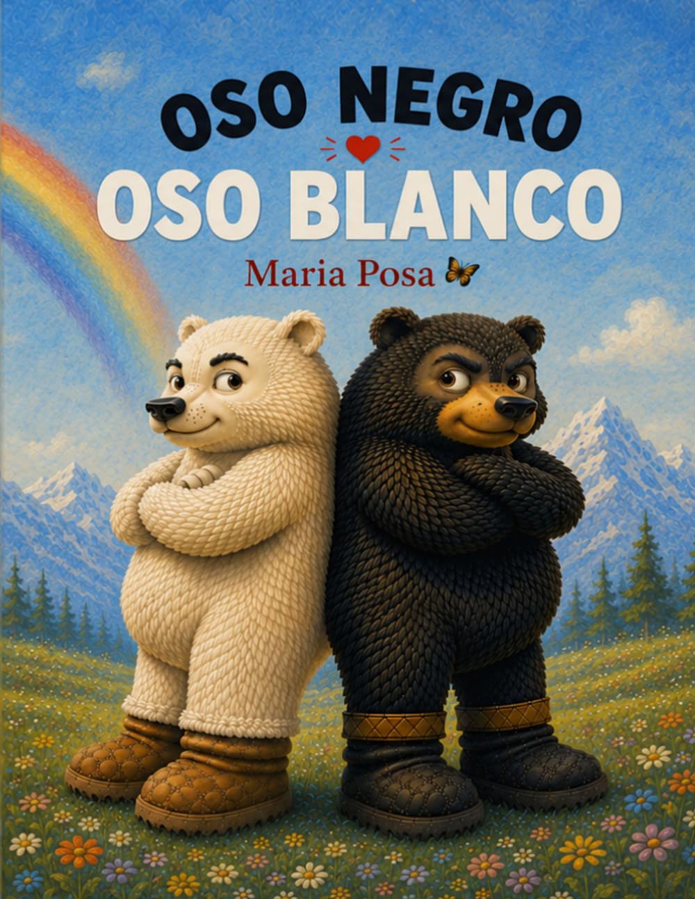 Oso Negro, Oso Blanco: Un cuento infantil para aprender a quererse y aceptar a los demás