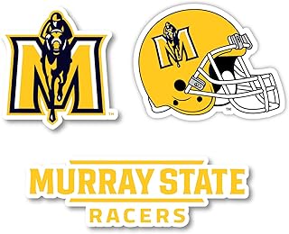 Murray State University Magnet 3 Pack 4-Inch Each Officially Licensed Collegiate Product