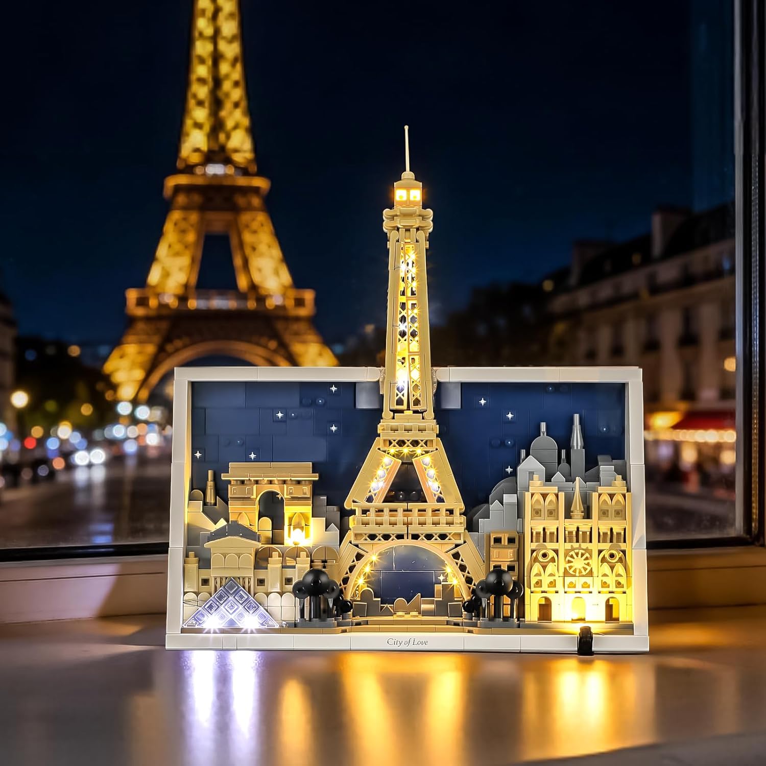 BRIKSMAX 2.0 Light Kit Compatible with Lego Architecture Paris – City of Love 21064 Building Sets- Original LED Lighting Kits (Accessories Only) for Display, Gifts & Collectors