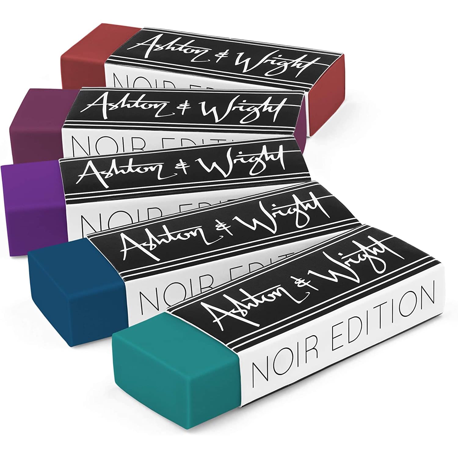 Ashton and Wright - Classic Eraser - Latex Free Plastic Rubber (Midnight Tones, Pack of 10) - Image 2
