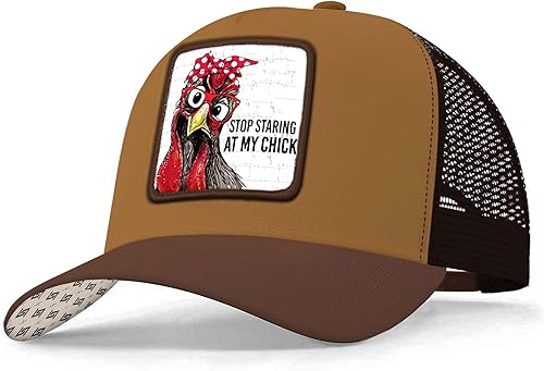 Asvance Trucker Hat - Mesh Back Baseball Cap for Mens, Womens - Premium Farm Animals Embroidered Hats - Gift for Dad, Mom