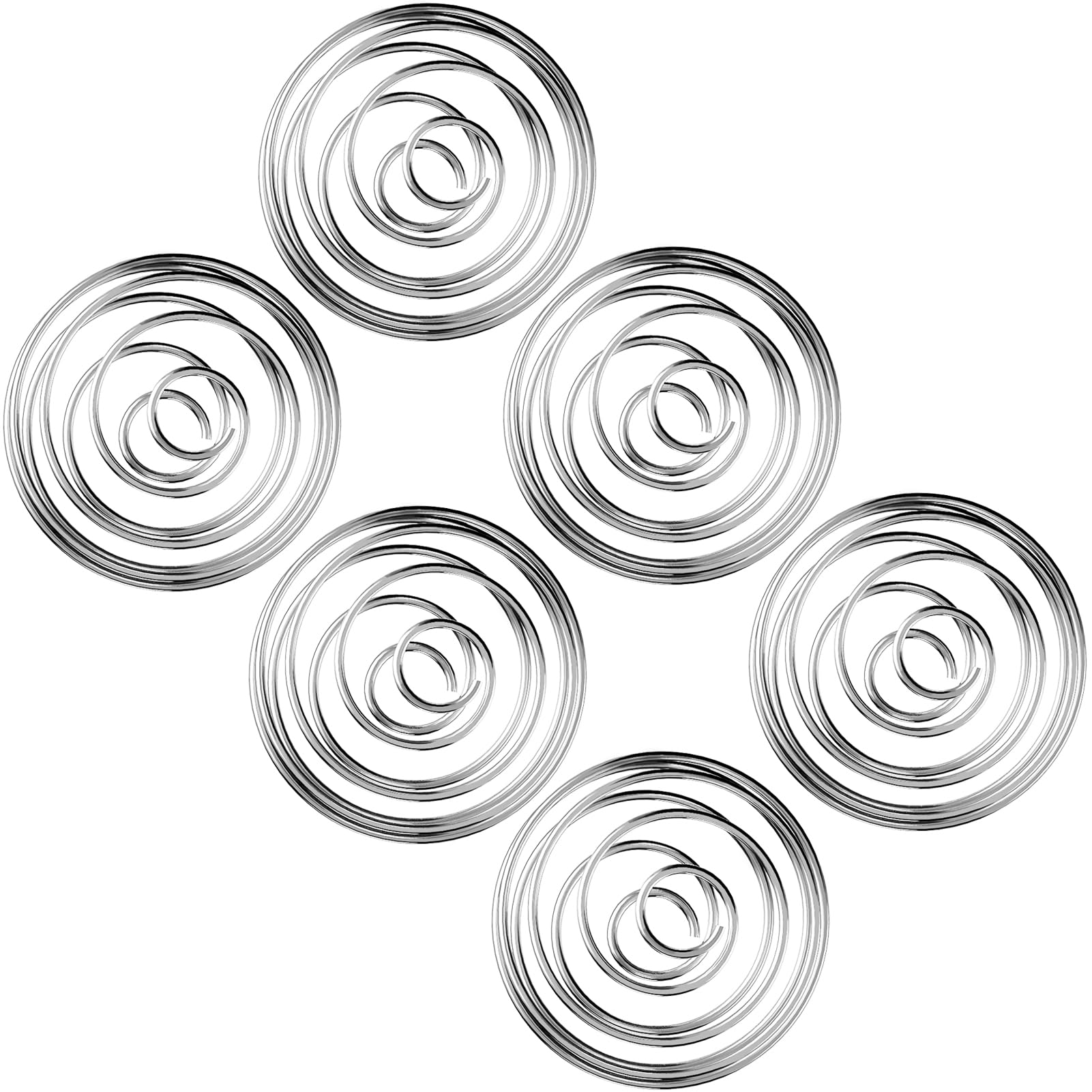 6 Pcs Shaker Balls Replacement 2.1 Inch Stainless Steel Mixing Ball for Protein Shaker, Drinking Bottle