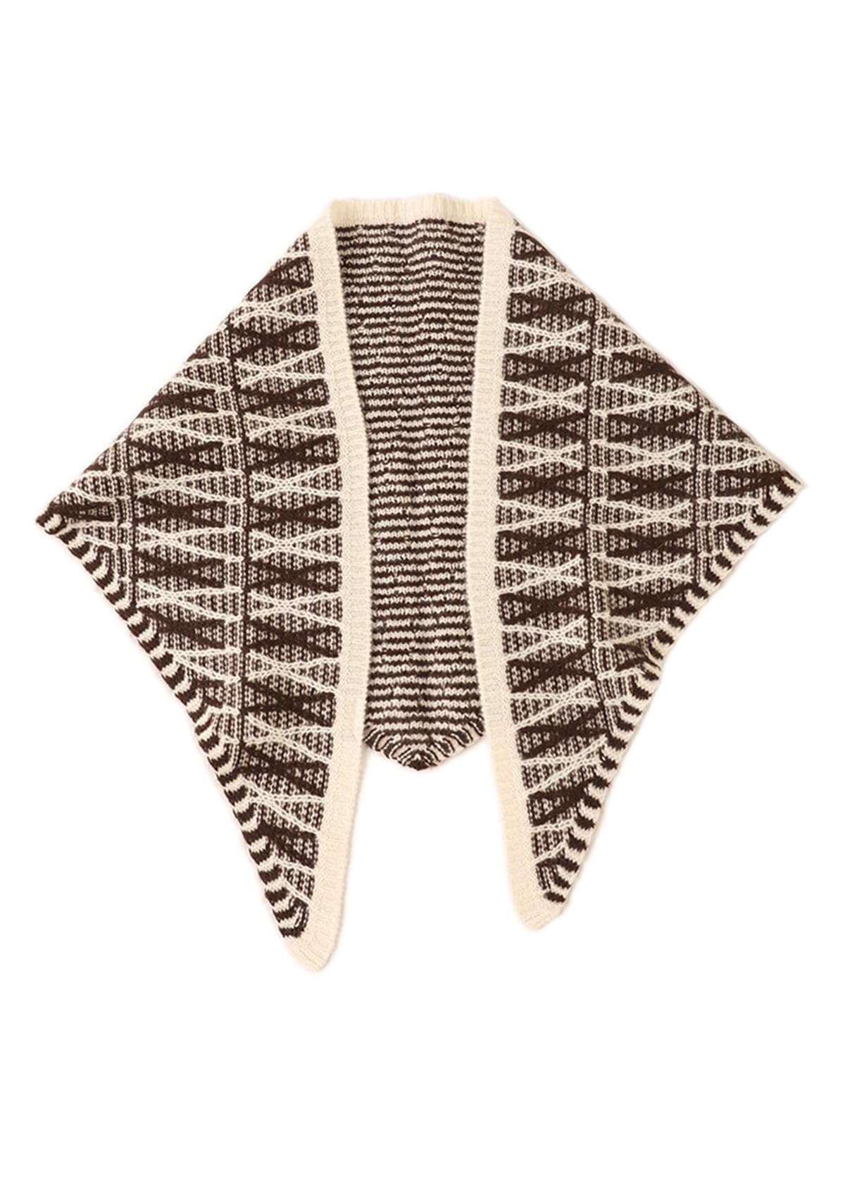 YUONNY Bufanda Triangular Chales Reversible de Punto 100% Cachemira para Mujer, Suave Cálida Triángulo Pañuelo de Cuello para Otoño Invierno, Moda Mantón Pequeño Calentador de Cuello, Regalo