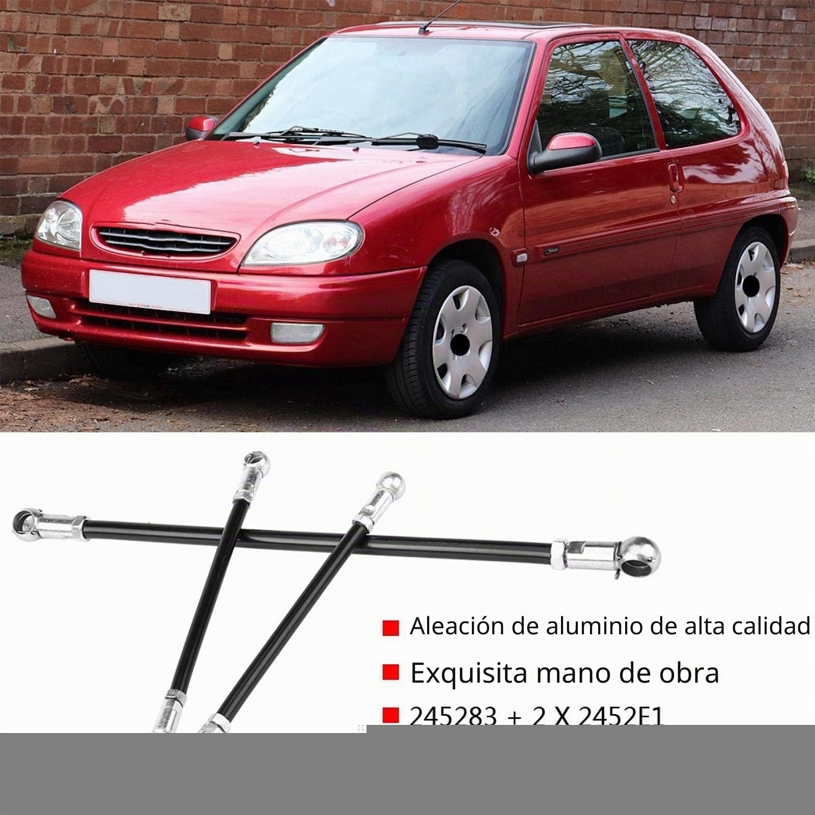 Cambio de velocidades con la varilla de engranaje del coche Enlace bielas Varilla de varillaje de cambio 3 piezas para 106 1991-2003 1994-2004