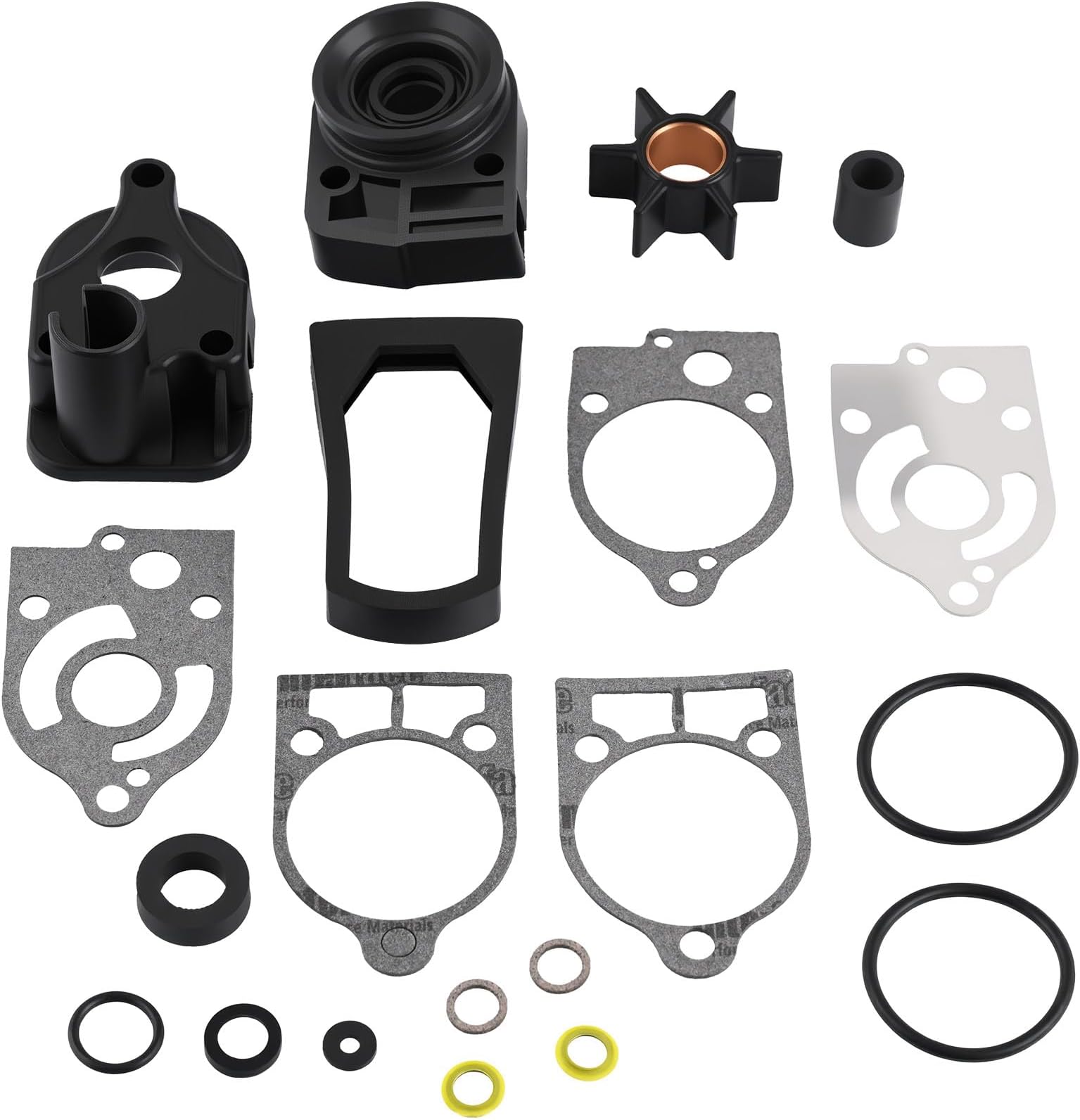 Tutor Auto 77177A3 Water Pump Repair Kit with Housing Replacement for Mercury and Mariner 2-Cycle Outboards 30 HP - 70 HP - Replace 46-77177A3 Sierra 18-3324 GLM12100