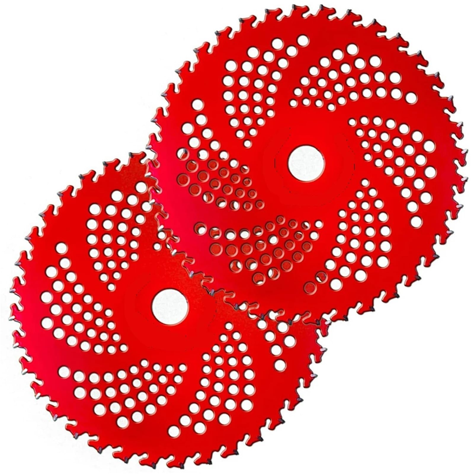 Genérico Cuchilla cortadora de césped de 36 Dientes de 9 Pulgadas | Disco de repuesto circular de 2 piezas compatible con herramientas eléctricas de jardín for cortacésped
