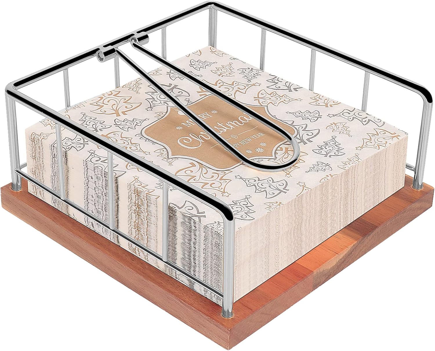 Livabber Flat Napkin Holder, Metal Kitchen Napkin Holder