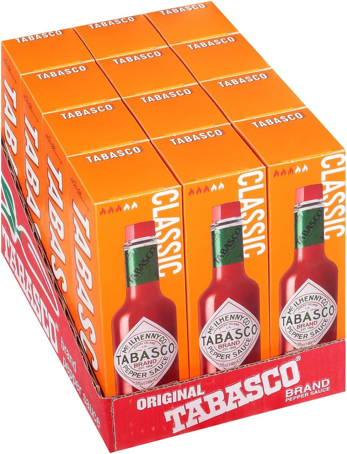 Brand Original Red Pepper Sauce, 5 oz (Pack of 12)