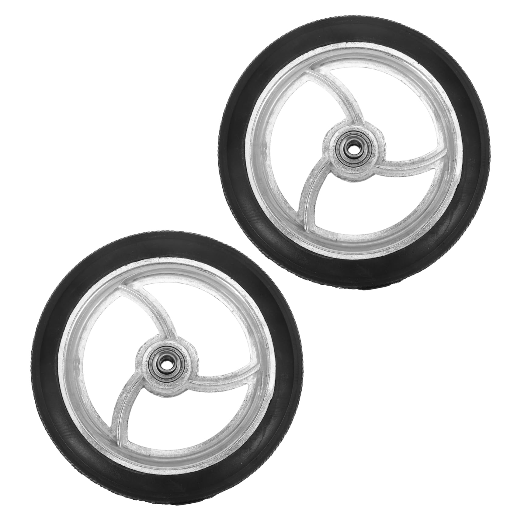 BCOATH Wheelchair Motor Attachment Replacement Wheelchair Wheels Sturdy Small Wheelchair Front Wheels for Indoor/Outdoor Use