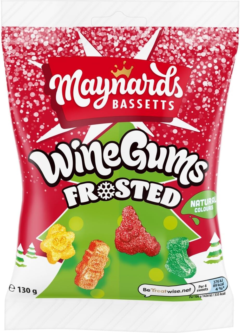 Maynards Bassetts Wine Gums Frosted 130g Amazon.co.uk Grocery