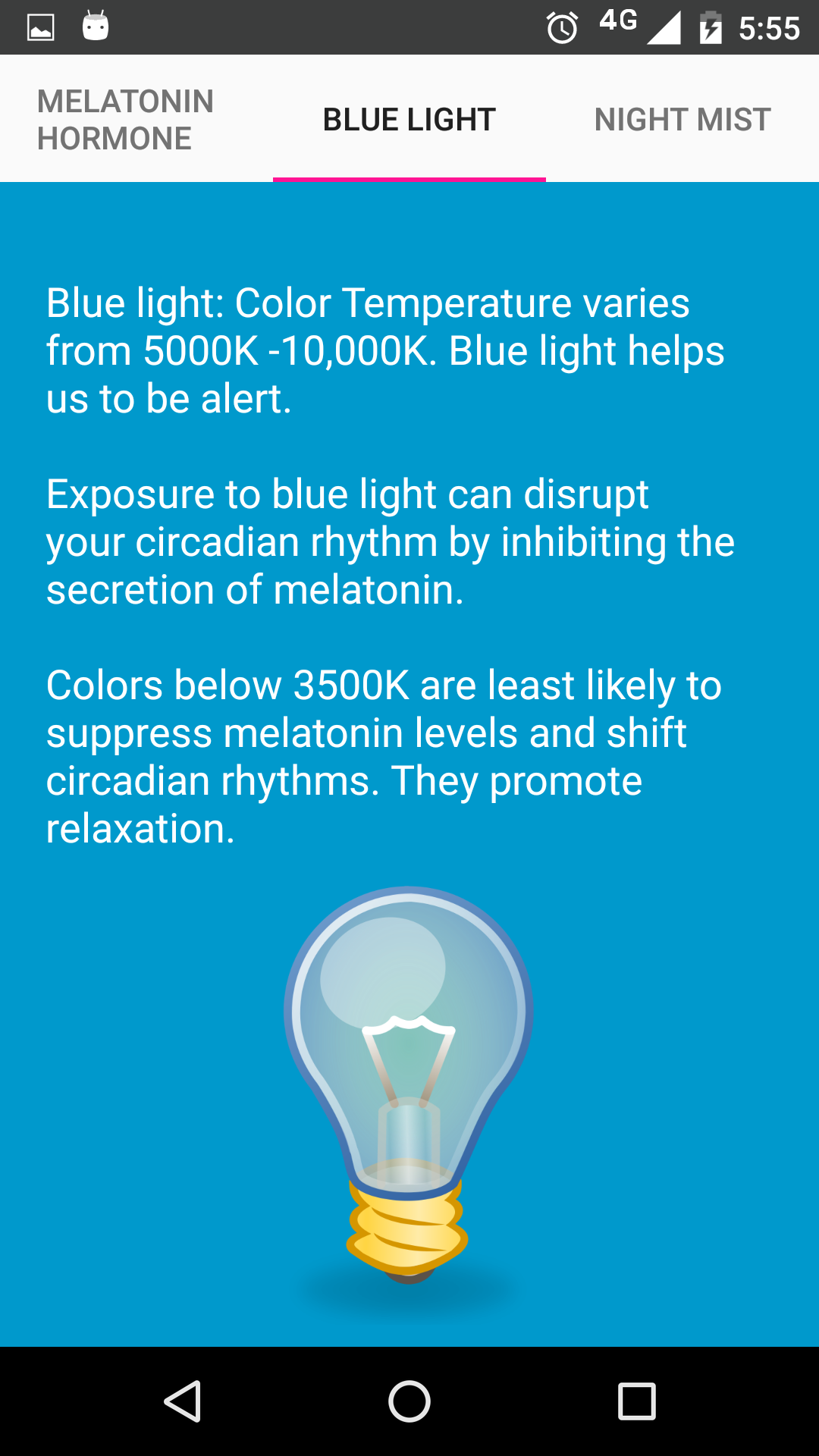 Night Mist Blue Light for Android